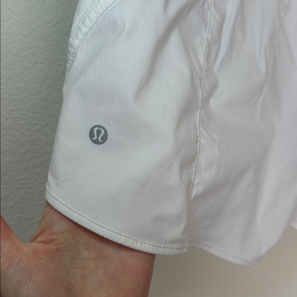 NEW Lululemon Track That Short *5" White Size 12 large - Picture 8 of 9